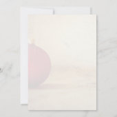 クリスマスをテーマにしたクリスマスボール (裏面)