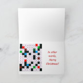 クリスマスをテーマにしたグリーティングカード シーズンカード (内部)