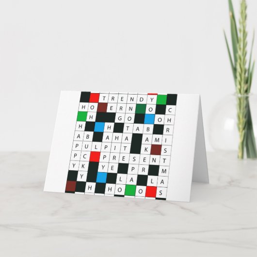 クリスマスをテーマにしたグリーティングカード シーズンカード (正面)