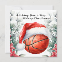 クリスマスをテーマにしたバスケットボール