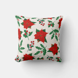 クリスマスをテーマにしたフローラ クッション