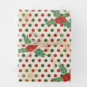 クリスマスをテーマにした包装紙 ラッピングペーパーシート (インサイチュ)