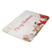 クリスマスをテーマにした木素朴板のアイテム バスマット (アングル)