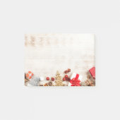 クリスマスをテーマにした木素朴板のアイテム ポストイット (正面)