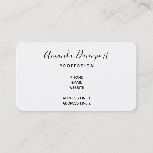 クリスマスをテーマにした木素朴板のアイテム 名刺 (裏面)