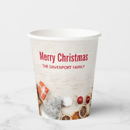 クリスマスをテーマにした木素朴板のアイテム 紙コップ
