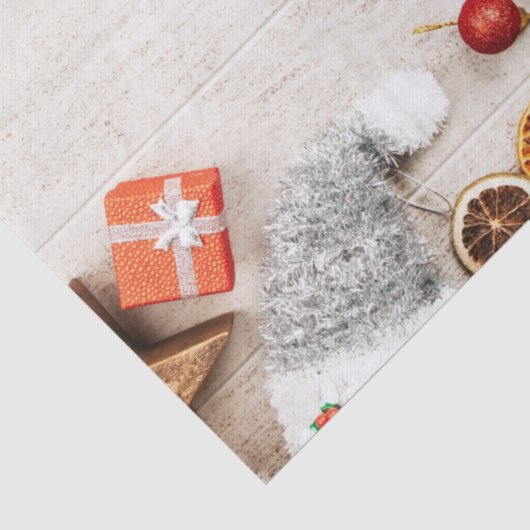 クリスマスをテーマにした木素朴板のアイテム 薄葉紙 (詳細)