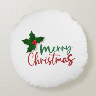 クリスマスをテーマにした枕 ラウンドクッション
