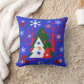 クリスマスをテーマにした枕 – 美しいギフトワレス クッション (ブランケット)