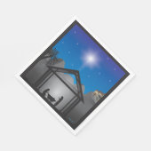 クリスマスをテーマにした紙ナプキンス、スタンダードランチョン スタンダードランチョンナプキン (角)