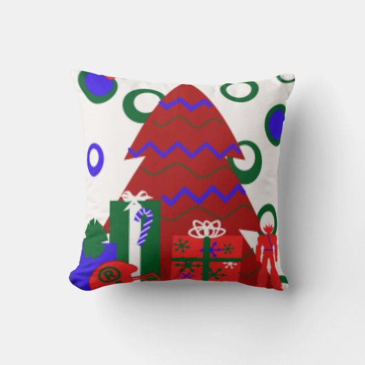 クリスマスをテーマにした装飾用クッション – ギフト – スペシャル クッション (正面)