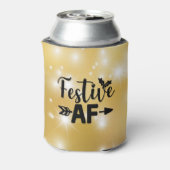 クリスマスをテーマにした「フェスティバルAF」クーラーボックス 缶クーラー (缶裏面)