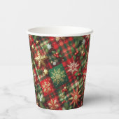 クリスマスをテーマにした 紙コップ (裏面)