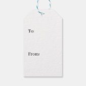 クリスマスをテーマ ギフトタグ (裏面)