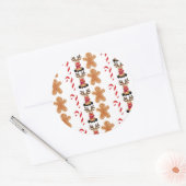 クリスマスをテーマ ラウンドシール (封筒)