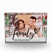 クリスマスをテーマ | 家族 | フォトブロック (正面)