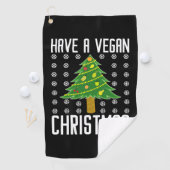 クリスマスをビーガンする ゴルフタオル (インサイチュ)