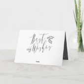 クリスマスをメリーお祈りします シーズンカード (裏面)