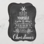 クリスマスをメリー少し… シーズンカード (正面/裏面)