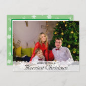 クリスマスをメリー祈る ポストカード (正面/裏面)