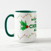 クリスマスを一番祝いそう マグカップ (左)