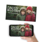 クリスマスを使用した水平またはパノラマフォト シーズンカード