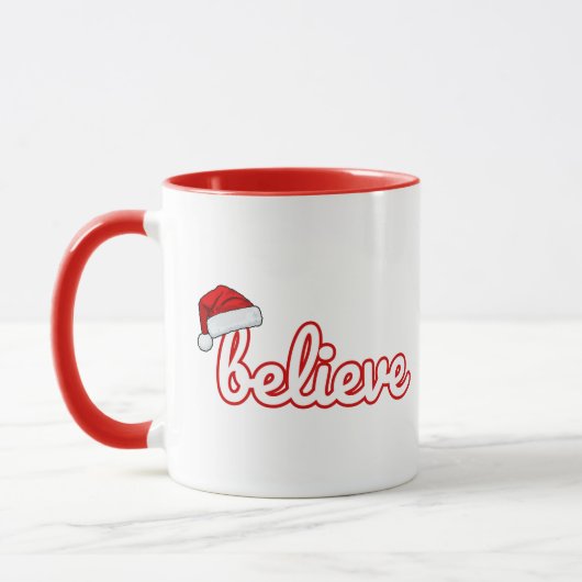 クリスマスを信じて マグカップ (左)