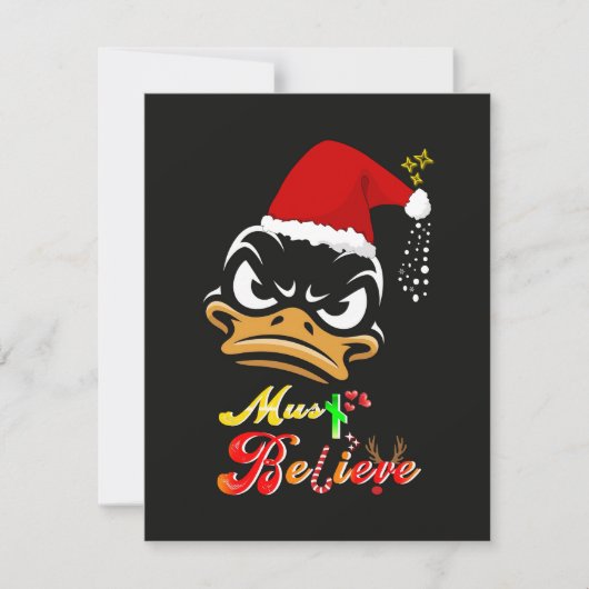 クリスマスを信じよう ノートカード (正面)