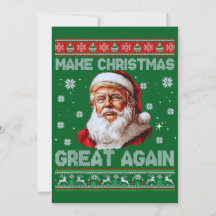 クリスマスを再び偉大なアメリカに トランプ サンタ帽子