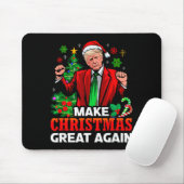 クリスマスを再び偉大に サンタ大統領 トランプ _ マウスパッド (マウス)