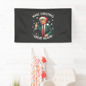 クリスマスを再び偉大に トランプ クリスマス ウェア 横断幕 (インサイチュ)