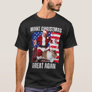 クリスマスを再び偉大に トランプ パジャマ アグリー タンクトップ
