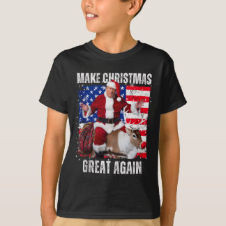 クリスマスを再び偉大に トランプ パジャマ アグリー タンクトップ
