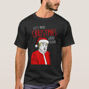 クリスマスを再び偉大に Trump Xmas 2024 Tシャツ
