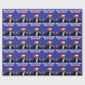 クリスマスを切り素晴らし裂く ラッピングペーパー (フラット)