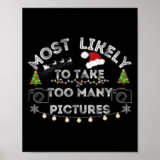 クリスマスを取り過ぎそうである写真 ポスター (正面)