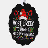 クリスマスを台無しにしそうである オーナメントカード (左)