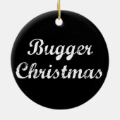 クリスマスを台無しにして下さい セラミックオーナメント (裏面)