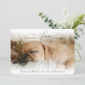 クリスマスを少し楽しむ シーズンカード (スタンド正面)