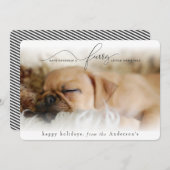 クリスマスを少し楽しむ シーズンカード (正面/裏面)