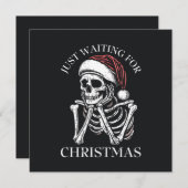 クリスマスを待っている シーズンカード (正面/裏面)