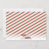 クリスマスを待つのが待ち遠しい - 雪の結晶の写真カード シーズンカード (裏面)