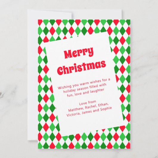 クリスマスを思い出すアーガイルための年の写真 (裏面)