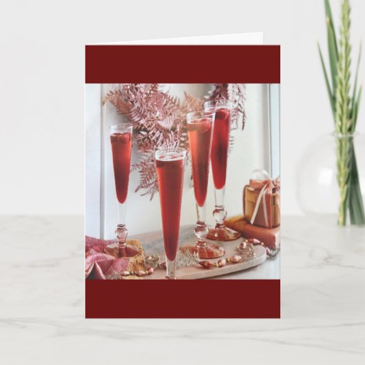 クリスマスを思い出す**年の時** カード (正面)