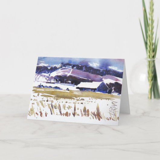 クリスマスを急いで凍結 シーズンカード (正面)