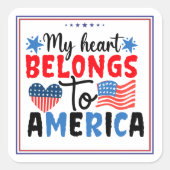 クリスマスを愛するただの女の子–64714 スクエアシール (正面)