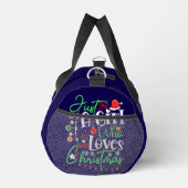 クリスマスを愛するただの女の子–64714 ダッフルバッグ (右)