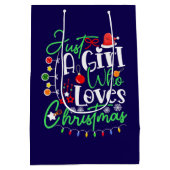クリスマスを愛するただの女の子–64714 ミディアムペーパーバッグ (裏面)