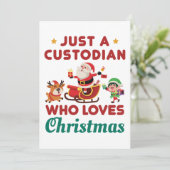 クリスマスを愛するただの用務員 シーズンカード (スタンド正面)