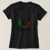 クリスマスを愛するジャストガール,クリスマスギフトセット, C Tシャツ (デザイン正面)